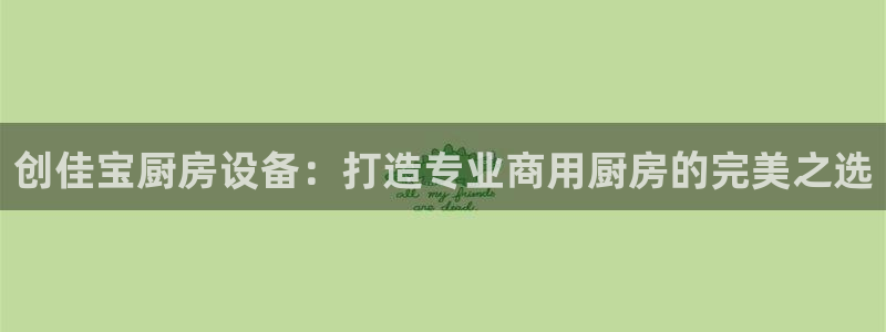 尊龙凯时几百万怎么下：创佳宝厨房设备：打造专业商用厨房的完美